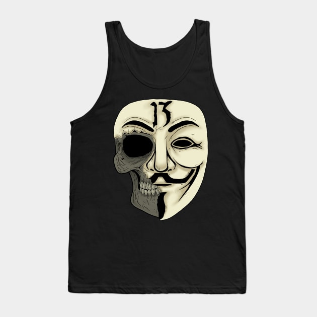 Anonymous Tank Top by zombirriondo